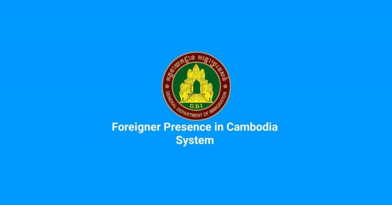 Foreigners Present in Cambodia System