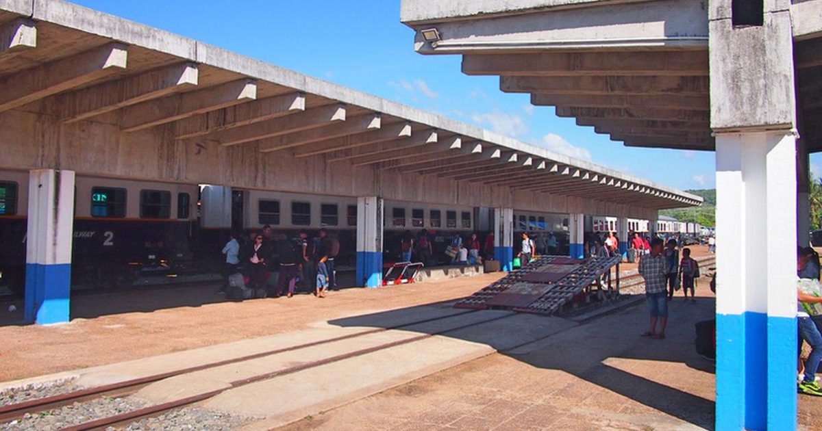 Der Bahnhof in Sihanoukville