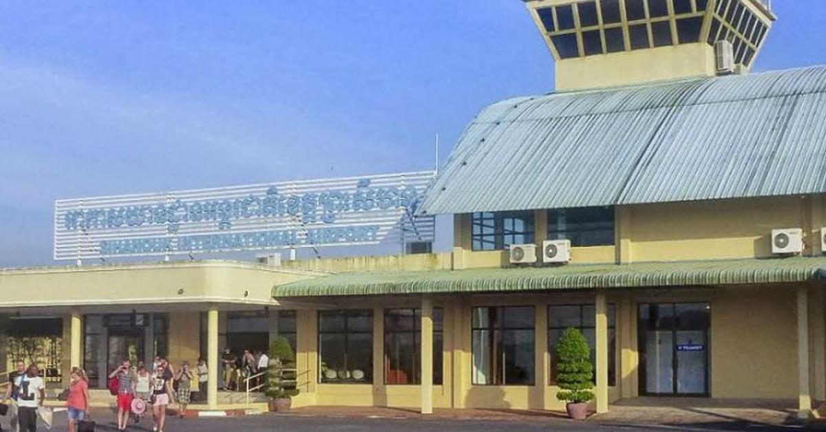 Der internationale Flughafen von Sihanoukville.